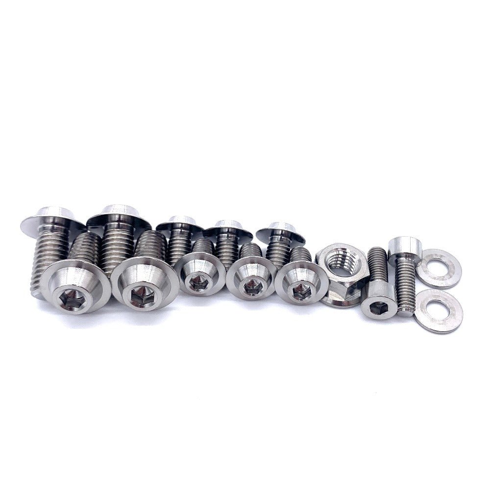 JDC Titanium Engine Bay Dress-Up Hardware Kit (Evo X) - Graveyard Performance