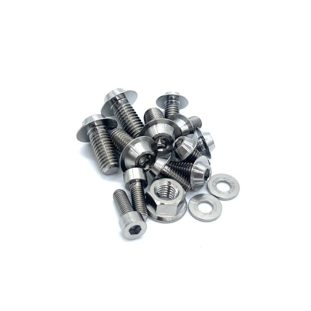 JDC Titanium Engine Bay Dress-Up Hardware Kit (Evo X) - Graveyard Performance