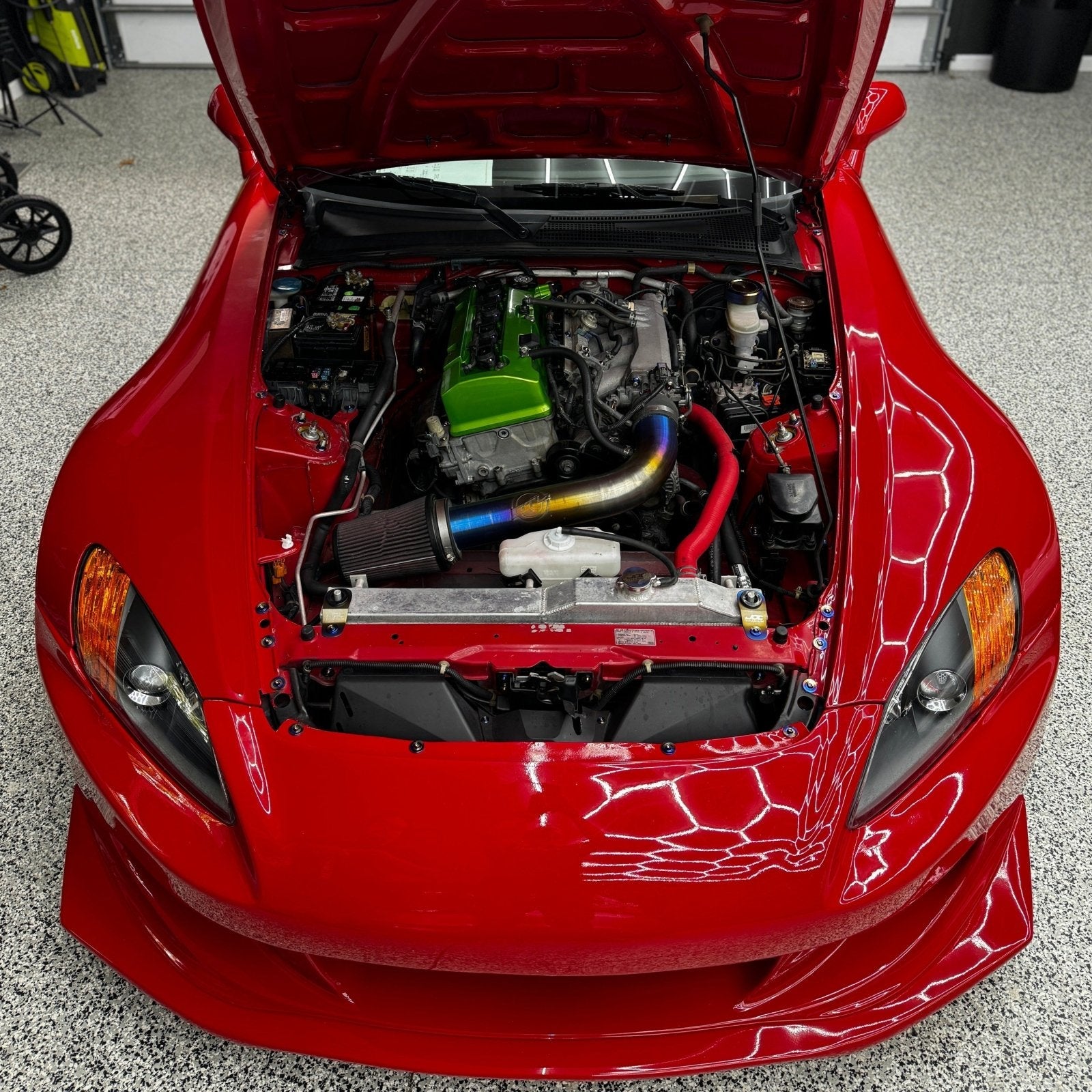 JDC Titanium Engine Bay Dress-Up Hardware Kit (Honda S2000) - Graveyard Performance