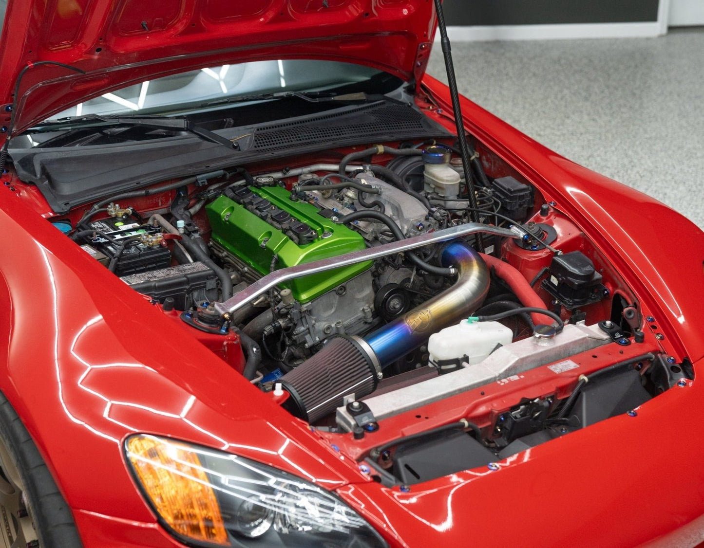 JDC Titanium Engine Bay Dress-Up Hardware Kit (Honda S2000) - Graveyard Performance