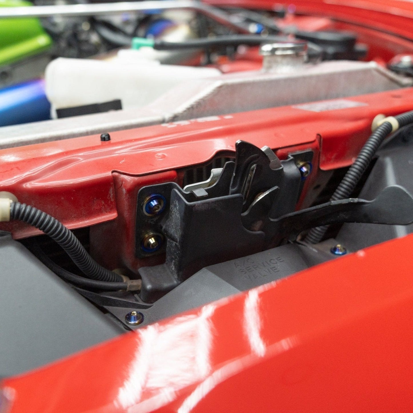 JDC Titanium Engine Bay Dress-Up Hardware Kit (Honda S2000) - Graveyard Performance