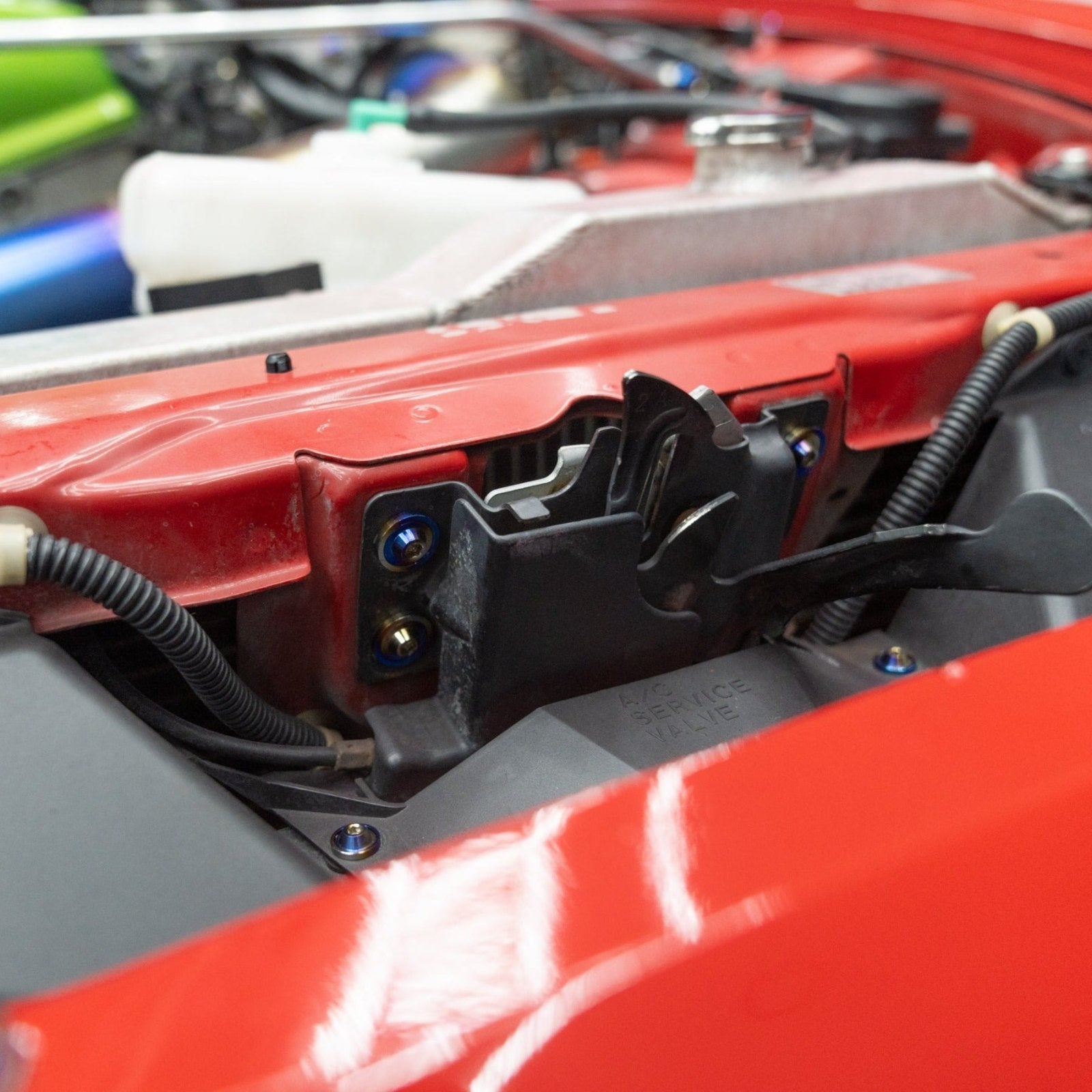 JDC Titanium Engine Bay Dress-Up Hardware Kit (Honda S2000) - Graveyard Performance