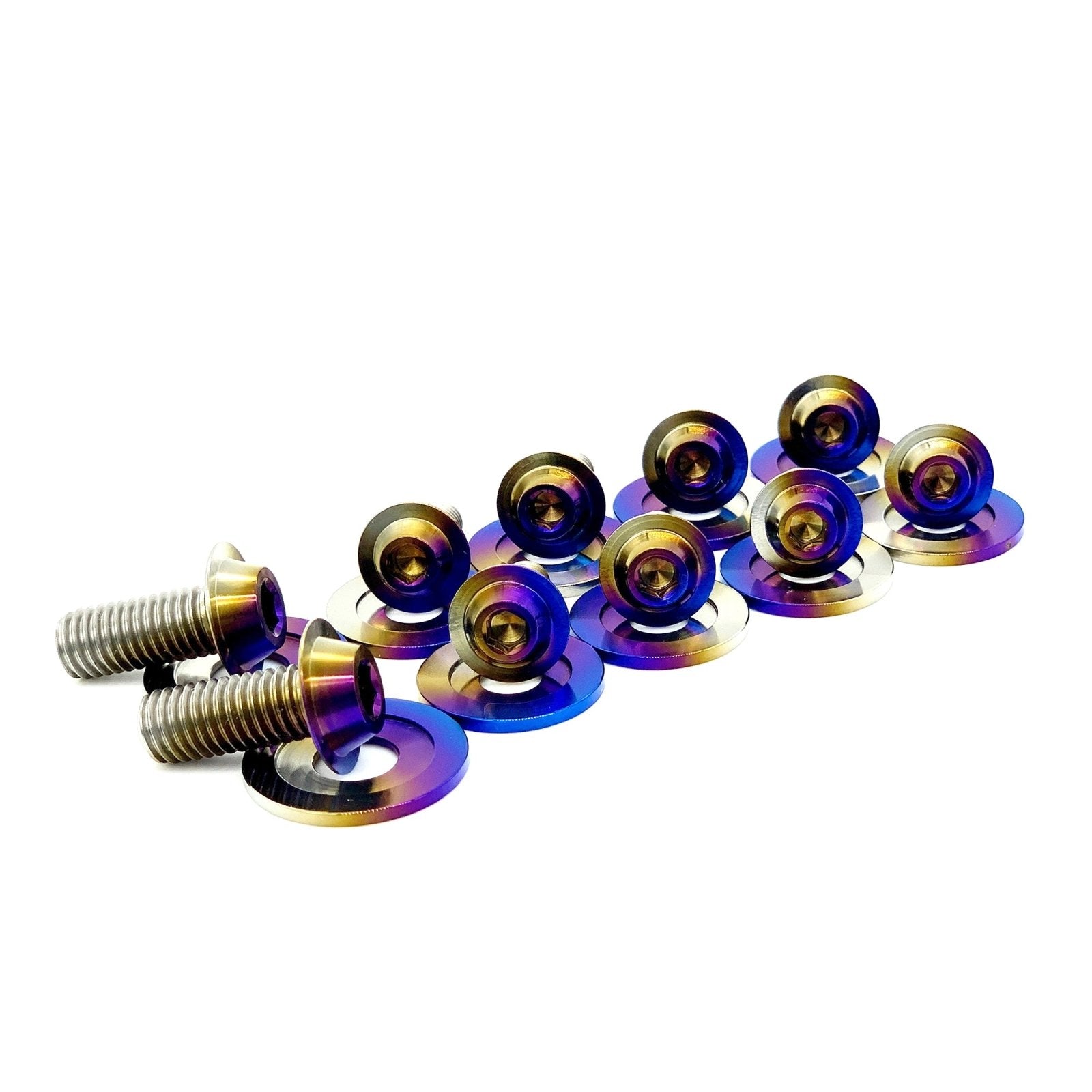 JDC Titanium Engine Bay Dress-Up Hardware Kit (Honda S2000) - Graveyard Performance