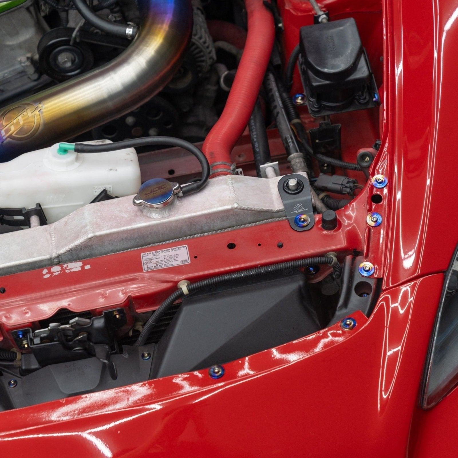 JDC Titanium Engine Bay Dress-Up Hardware Kit (Honda S2000) - Graveyard Performance