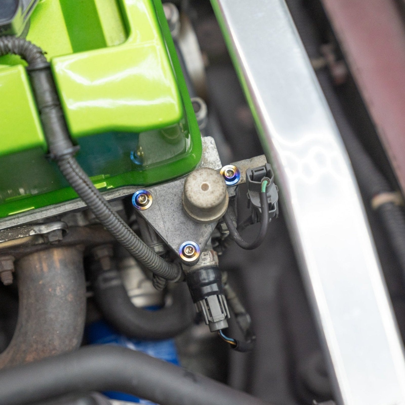 JDC Titanium Engine Bay Dress-Up Hardware Kit (Honda S2000) - Graveyard Performance