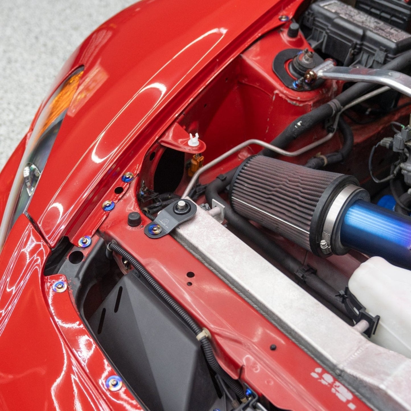 JDC Titanium Engine Bay Dress-Up Hardware Kit (Honda S2000) - Graveyard Performance