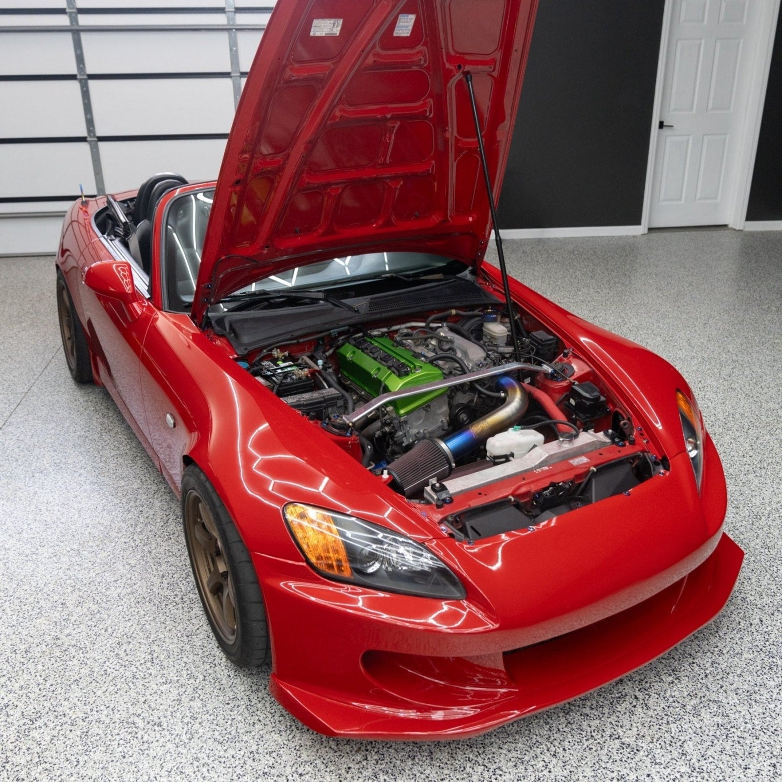 JDC Titanium Engine Bay Dress-Up Hardware Kit (Honda S2000) - Graveyard Performance