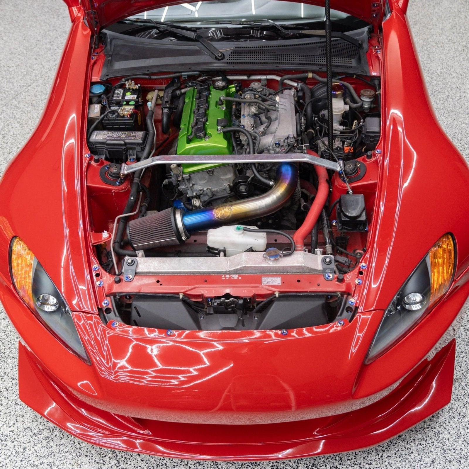 JDC Titanium Engine Bay Dress-Up Hardware Kit (Honda S2000) - Graveyard Performance