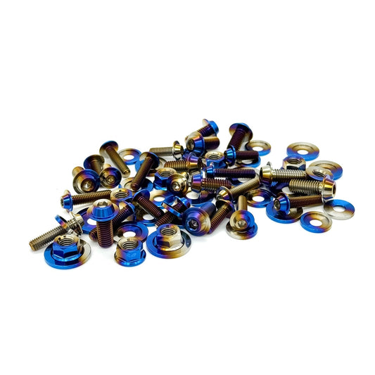 JDC Titanium Engine Bay Dress-Up Hardware Kit (Hyundai Genesis Coupe 2.0T BK1) - Graveyard Performance