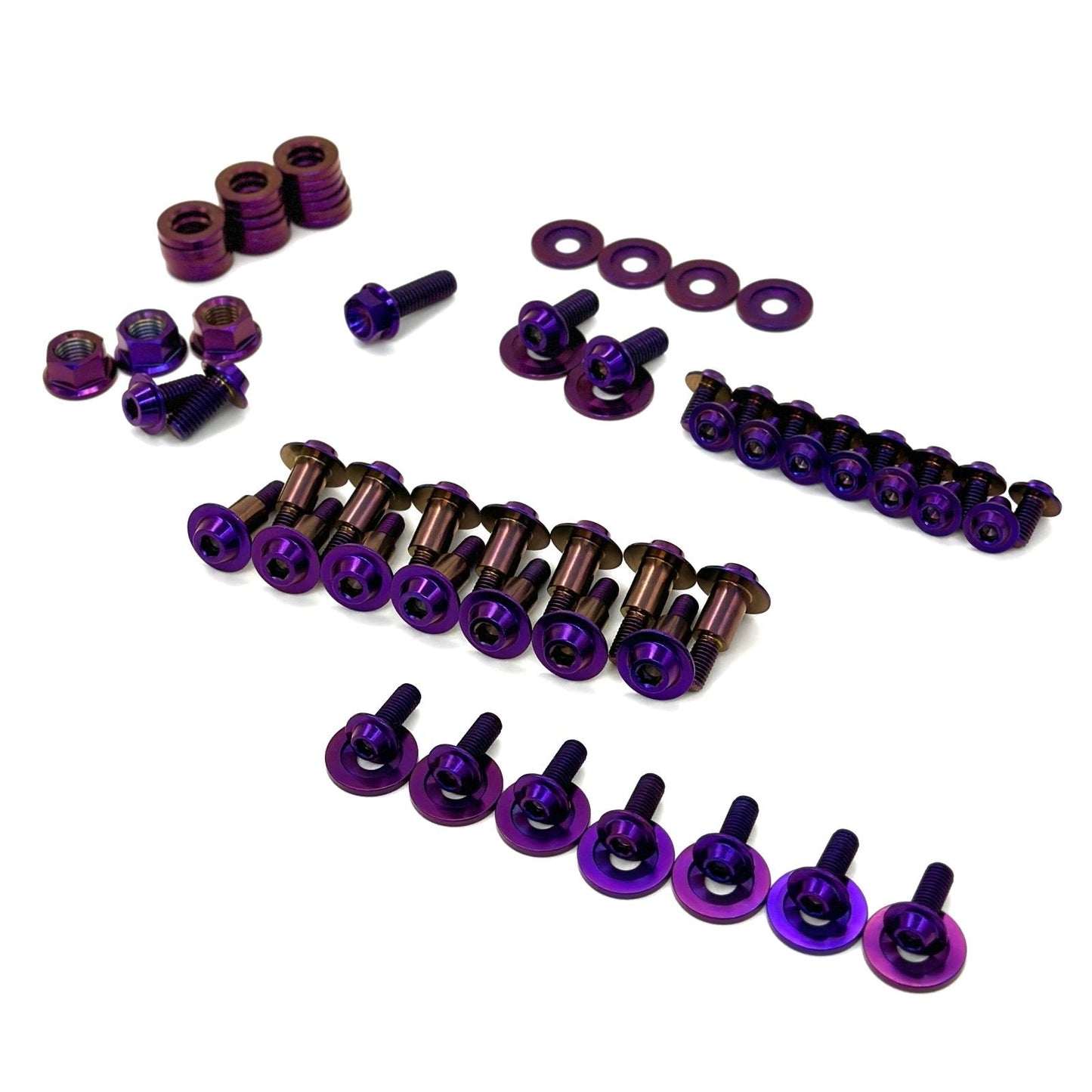 JDC Titanium Engine Bay Dress-Up Hardware Kit (Hyundai Genesis Coupe 2.0T BK2) - Graveyard Performance