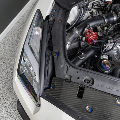 JDC Titanium Engine Bay Dress-Up Hardware Kit (R35 GT-R) - Graveyard Performance