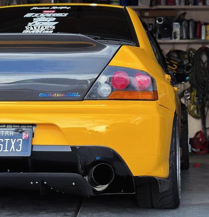 JDC Titanium "Evolution SSL" Trunk Badge (Evo 8/9) - Graveyard Performance
