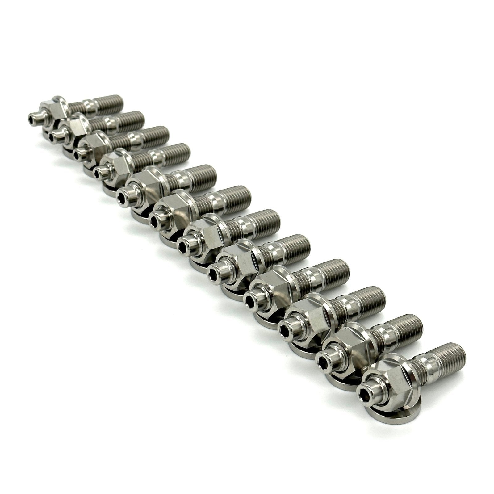 JDC Titanium Exhaust Manifold Stud Kit (Nissan KA24DE/SR20DET) - Graveyard Performance