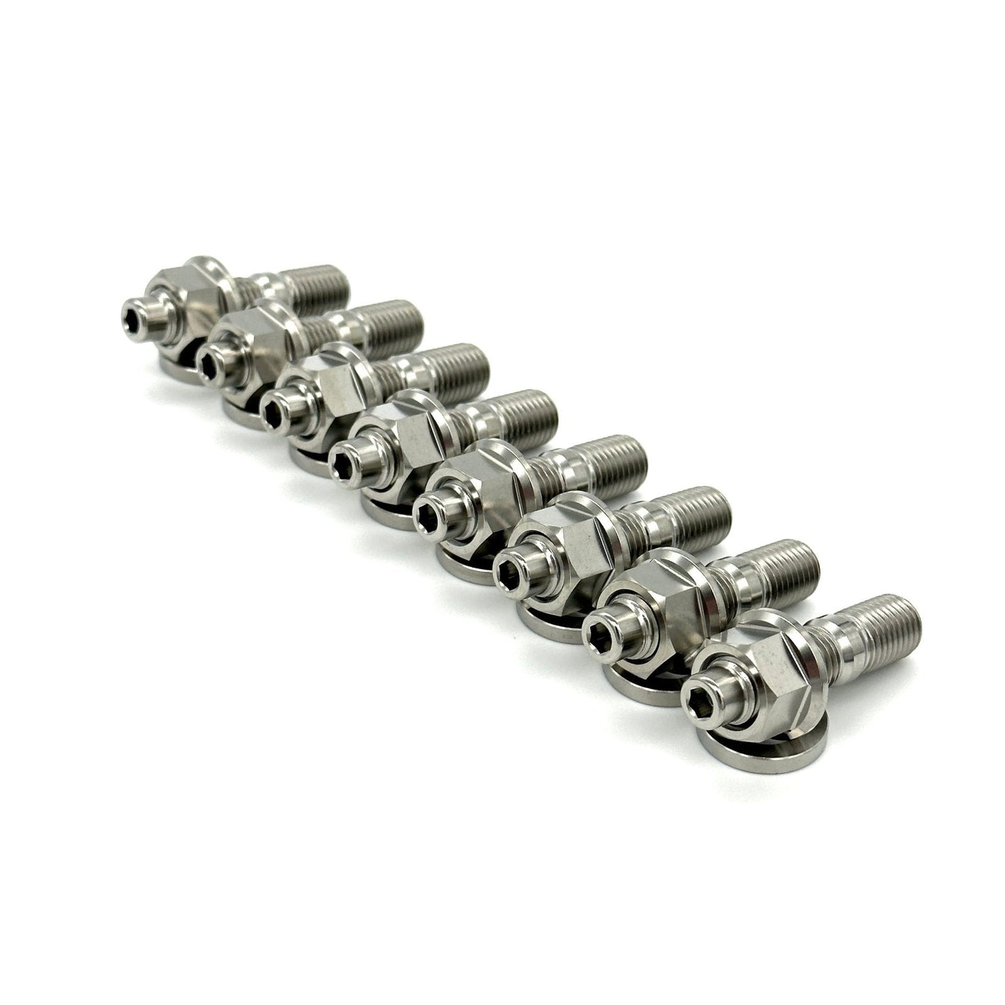 JDC Titanium Exhaust Manifold Stud Kit (Nissan KA24DE/SR20DET) - Graveyard Performance