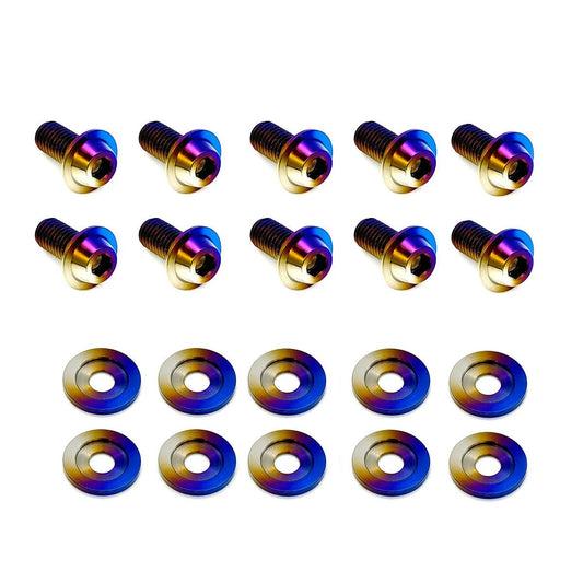 JDC Titanium Fender Hardware Kit (Honda S2000) - Graveyard Performance
