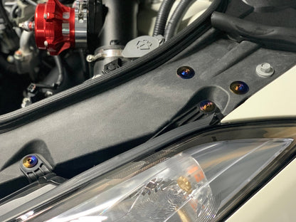 JDC Titanium Fender Hardware Replacement Kit (R35 GT-R) - Graveyard Performance