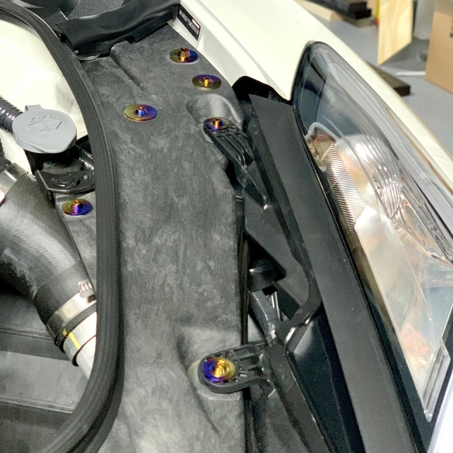JDC Titanium Fender Hardware Replacement Kit (R35 GT-R) - Graveyard Performance