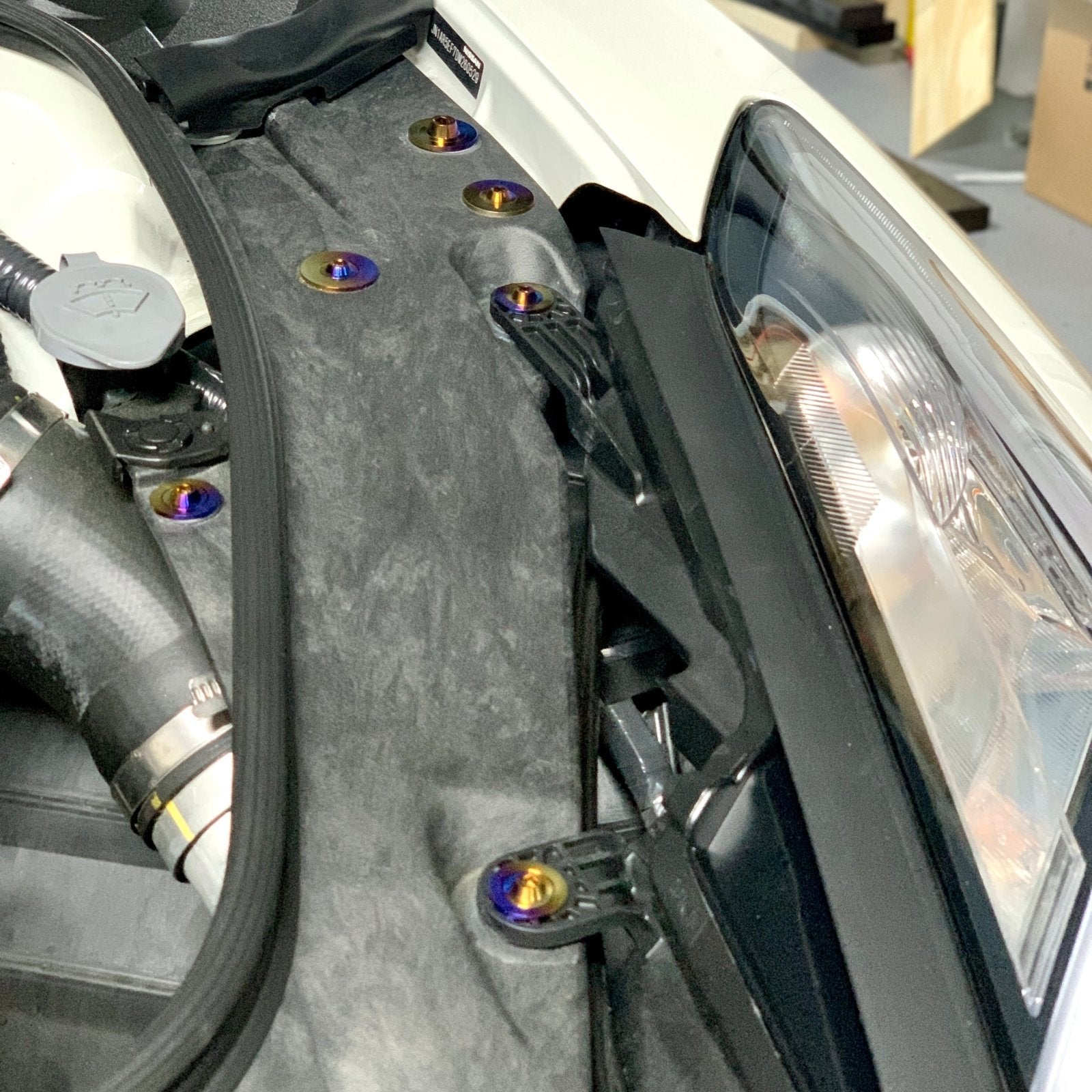 JDC Titanium Fender Hardware Replacement Kit (R35 GT-R) - Graveyard Performance