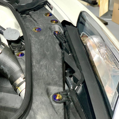 JDC Titanium Fender Hardware Replacement Kit (R35 GT-R) - Graveyard Performance
