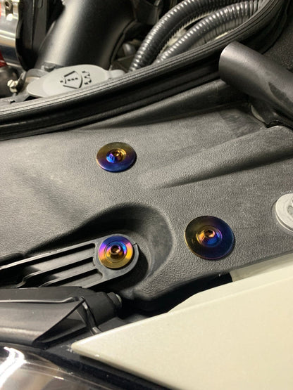 JDC Titanium Fender Hardware Replacement Kit (R35 GT-R) - Graveyard Performance
