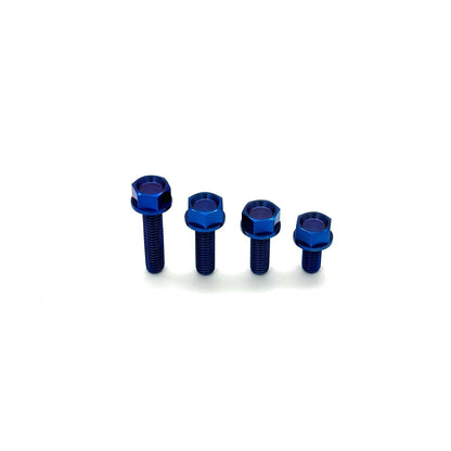 JDC Titanium Flush-Fit Hex Flange Bolts - Graveyard Performance