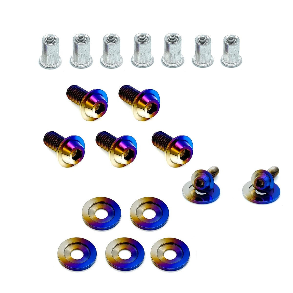 JDC Titanium Front Bumper Support Hardware (13-21 FRS/BRZ/86) - Graveyard Performance