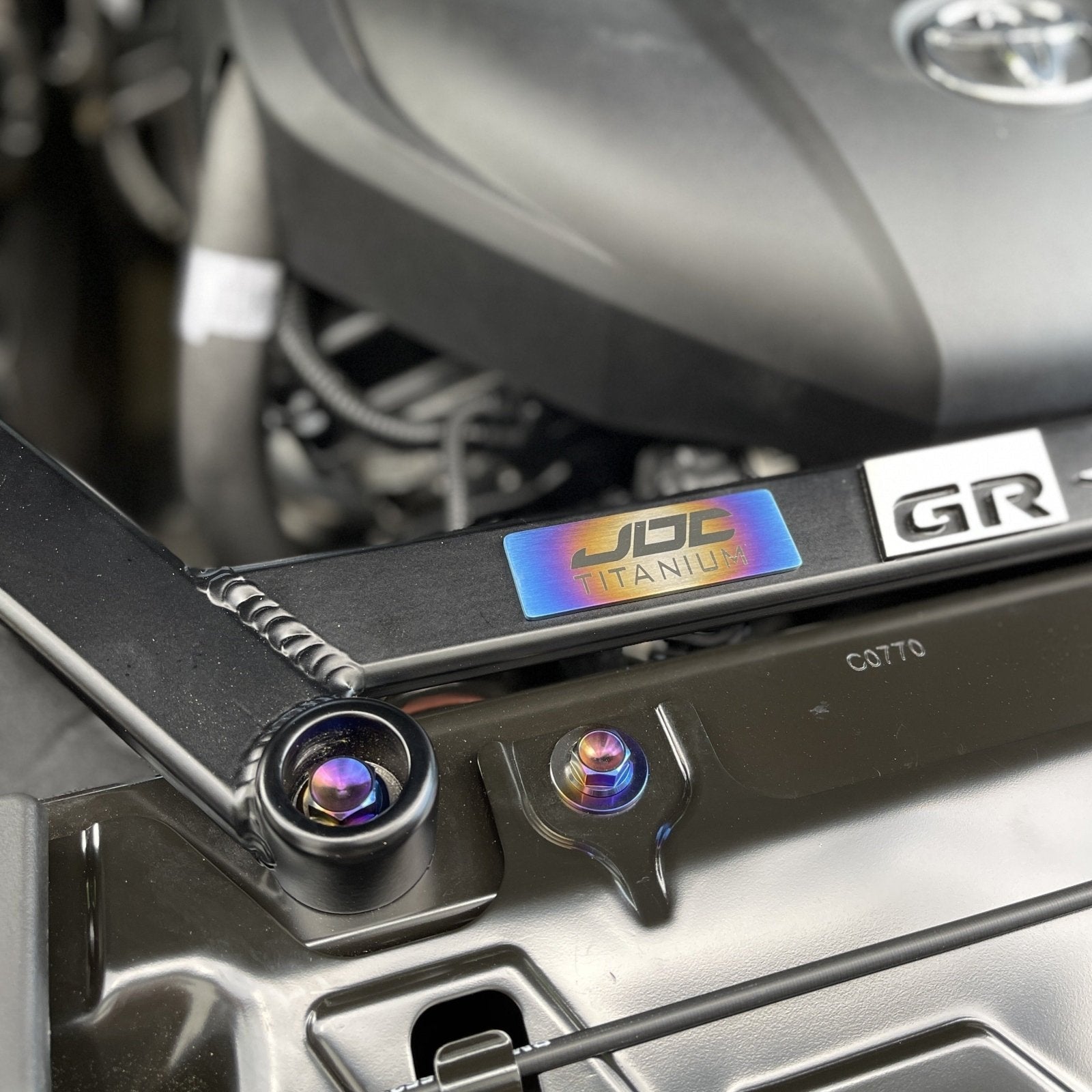 JDC Titanium Front Strut Brace Hardware Kit (MK5 Supra) - Graveyard Performance