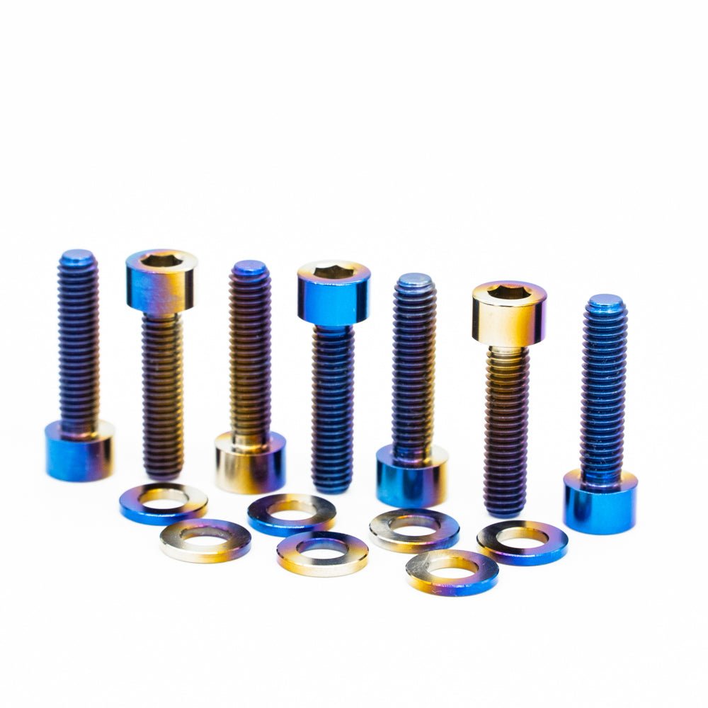 JDC Titanium Frontline Fabrication Valve Cover Hardware Replacement Kit (Evo 4-9) - Graveyard Performance