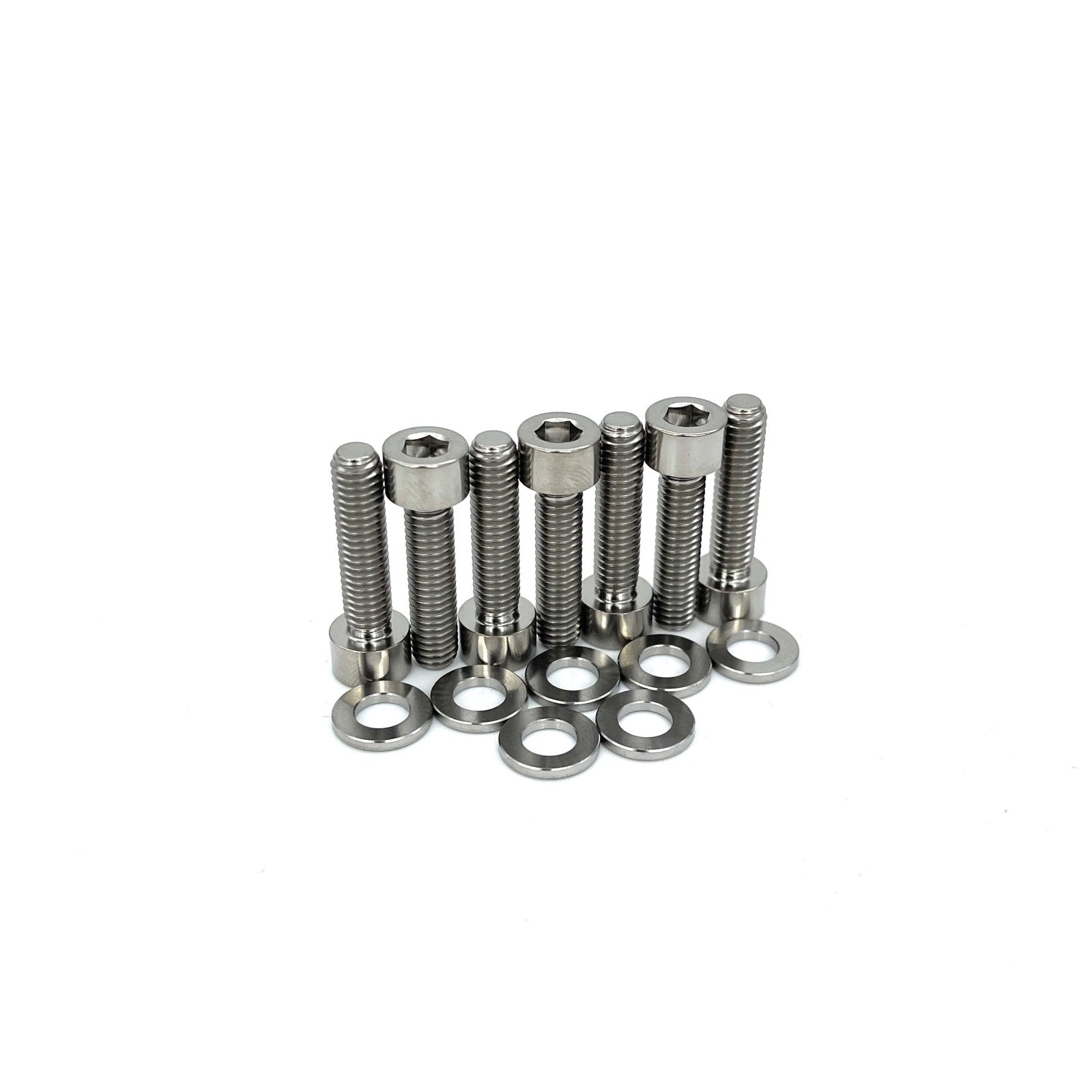 JDC Titanium Frontline Fabrication Valve Cover Hardware Replacement Kit (Evo 4-9) - Graveyard Performance