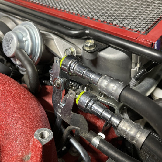 JDC Titanium Fuel Rail Area Hardware Kit (15-21 WRX/STi) - Graveyard Performance
