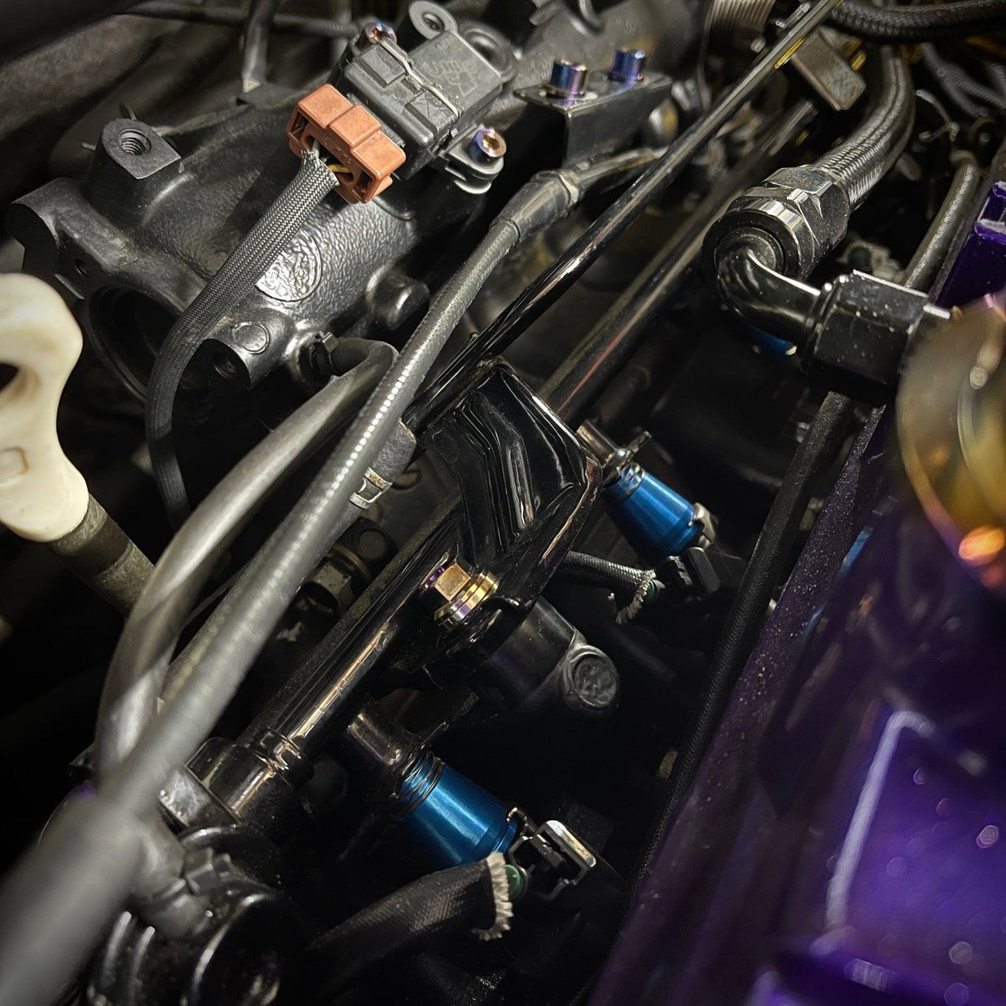 JDC Titanium Fuel Rail Hardware (Evo 8/9/X) - Graveyard Performance