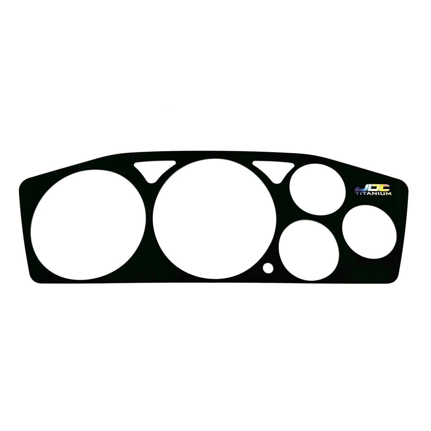JDC Titanium Gauge Cluster Overlay (Evo 7/8/9) - Graveyard Performance