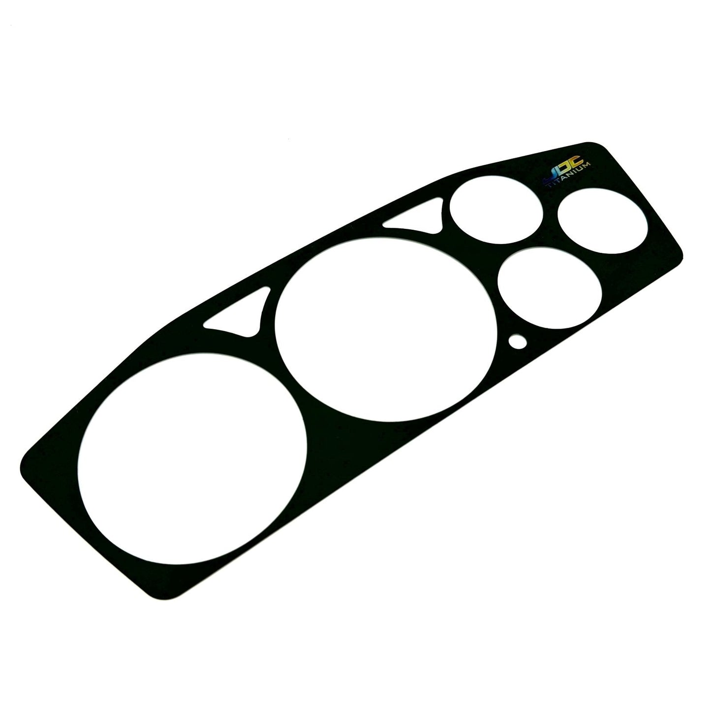 JDC Titanium Gauge Cluster Overlay (Evo 7/8/9) - Graveyard Performance