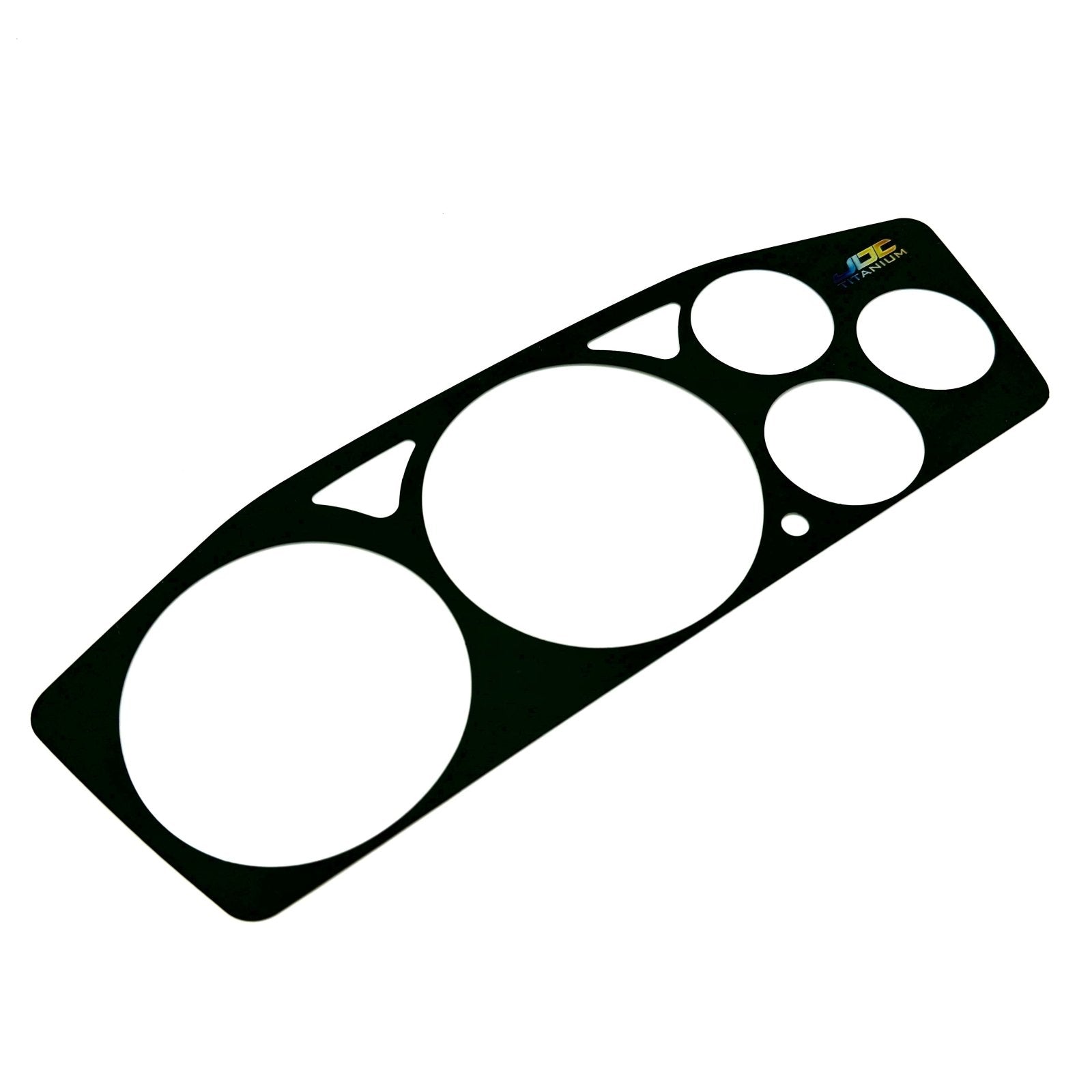 JDC Titanium Gauge Cluster Overlay (Evo 7/8/9) - Graveyard Performance