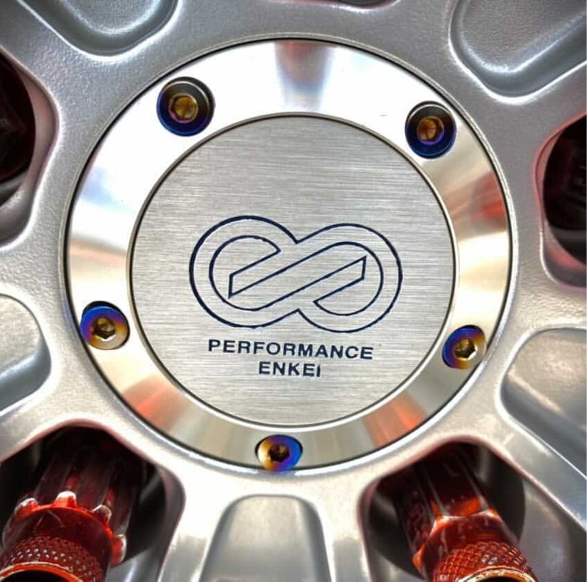 JDC Titanium Hardware Kit for Enkei NT03+M Center Caps - Graveyard Performance