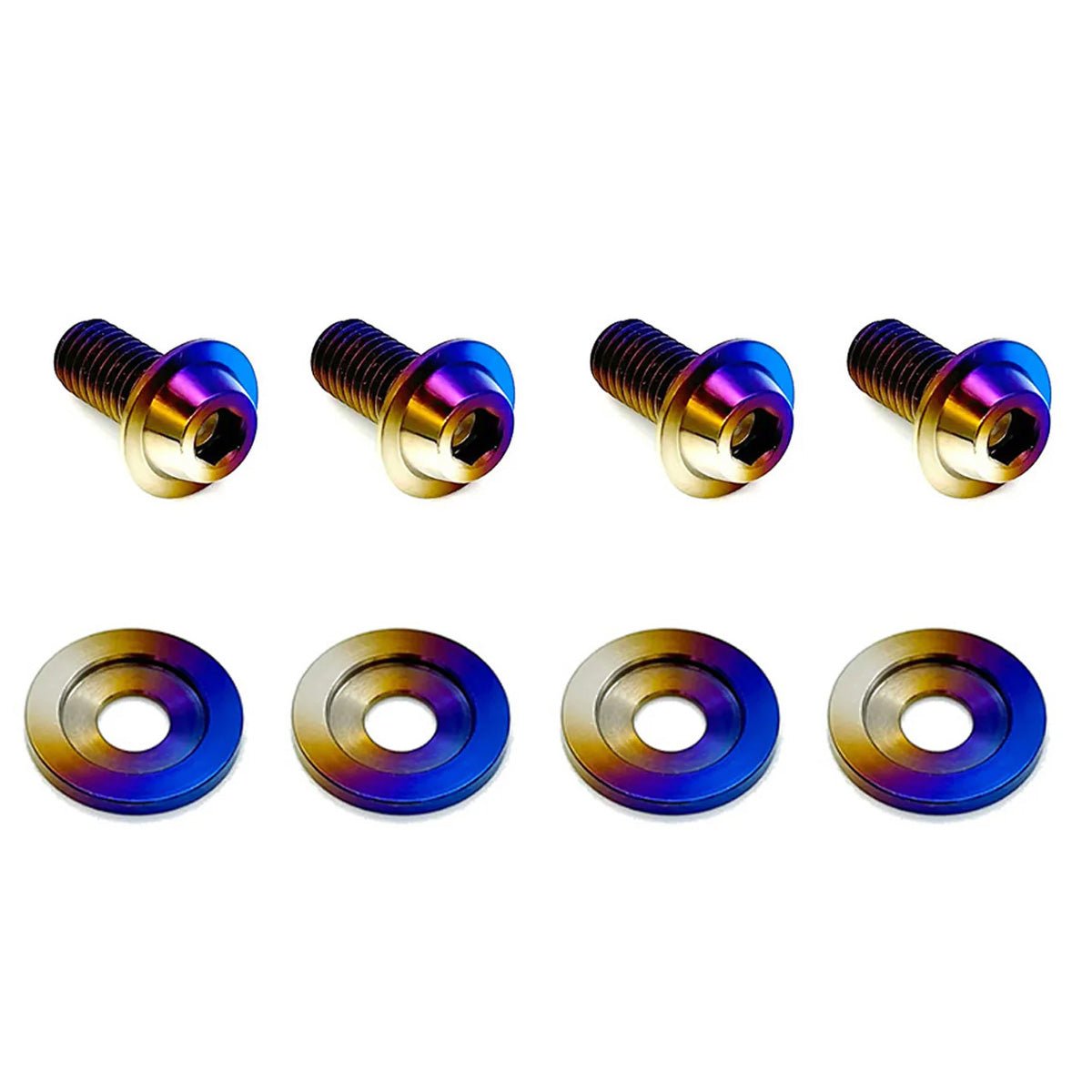 JDC Titanium Hood Bracket Hardware (MK4 Supra) - Graveyard Performance