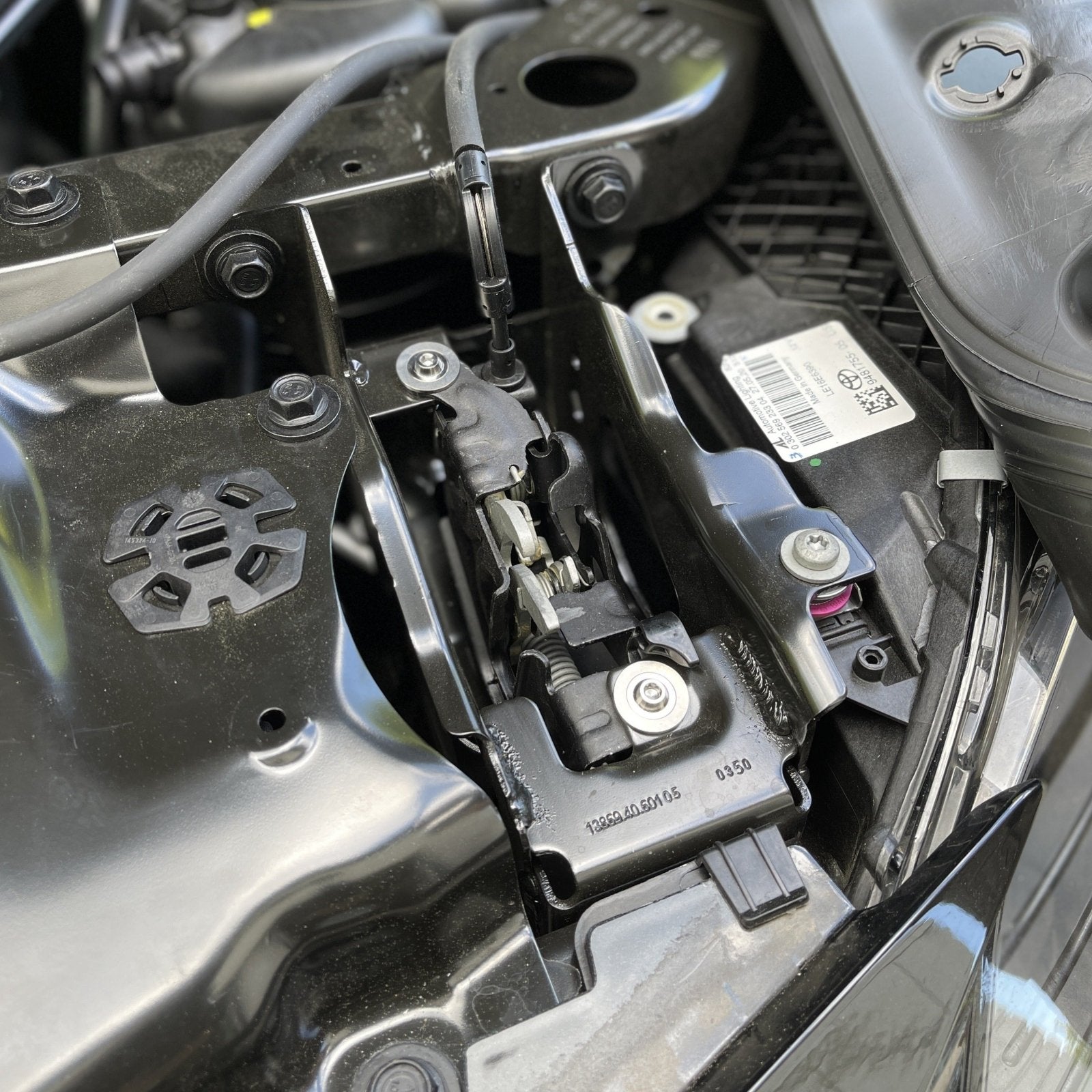 JDC Titanium Hood Latch Mechanism Hardware Kit (MK5 Supra) - Graveyard Performance