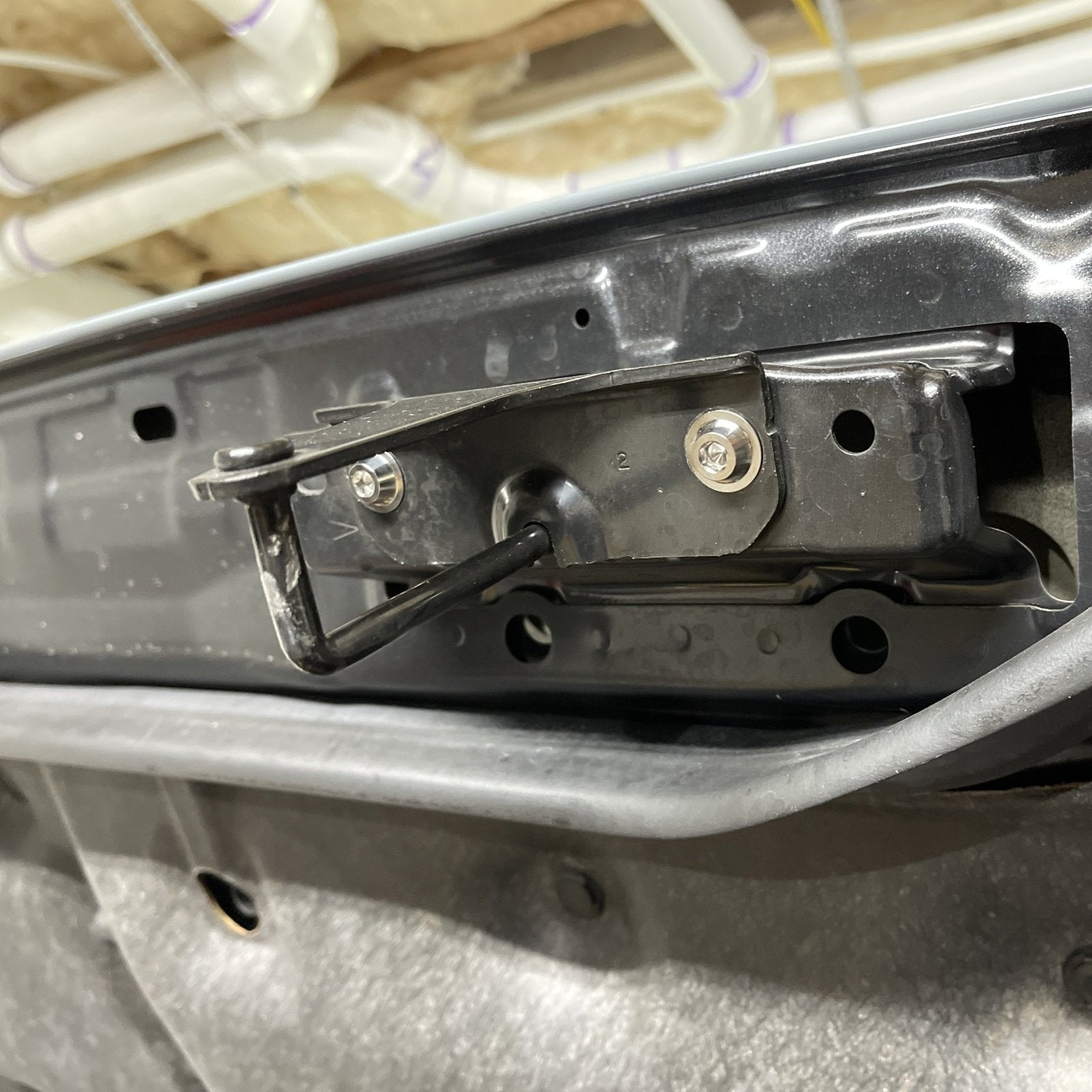 JDC Titanium Hood Latch Mounting Hardware Kit (15-21 WRX/STi) - Graveyard Performance