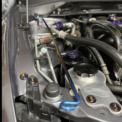 JDC Titanium Hood Prop Rod (Evo 7/8/9) - Graveyard Performance