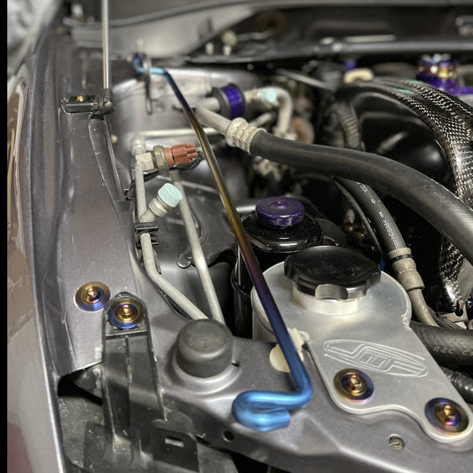 JDC Titanium Hood Prop Rod (Evo 7/8/9) - Graveyard Performance