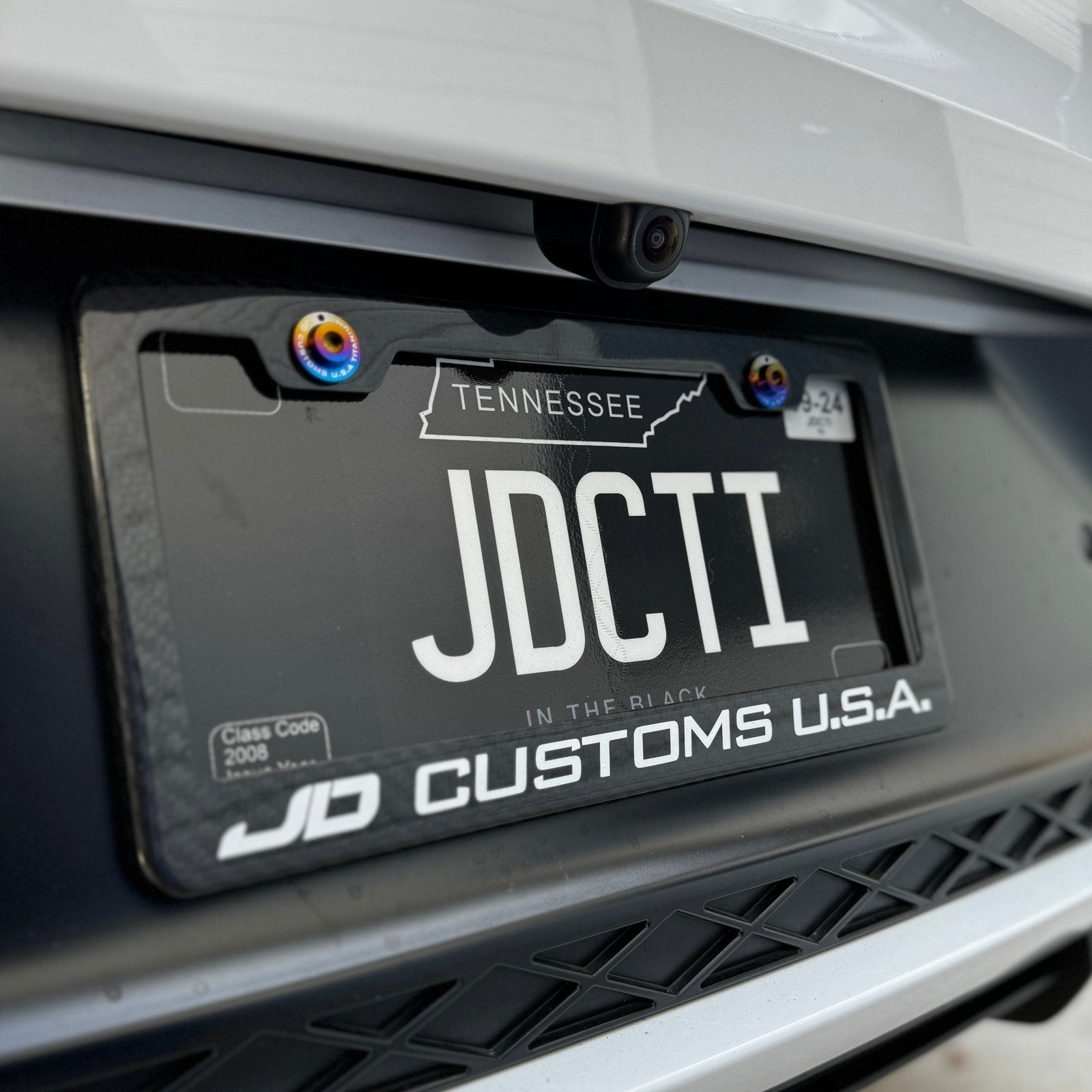 JDC Titanium Locking License Plate Mounting Kit (Universal) - Graveyard Performance