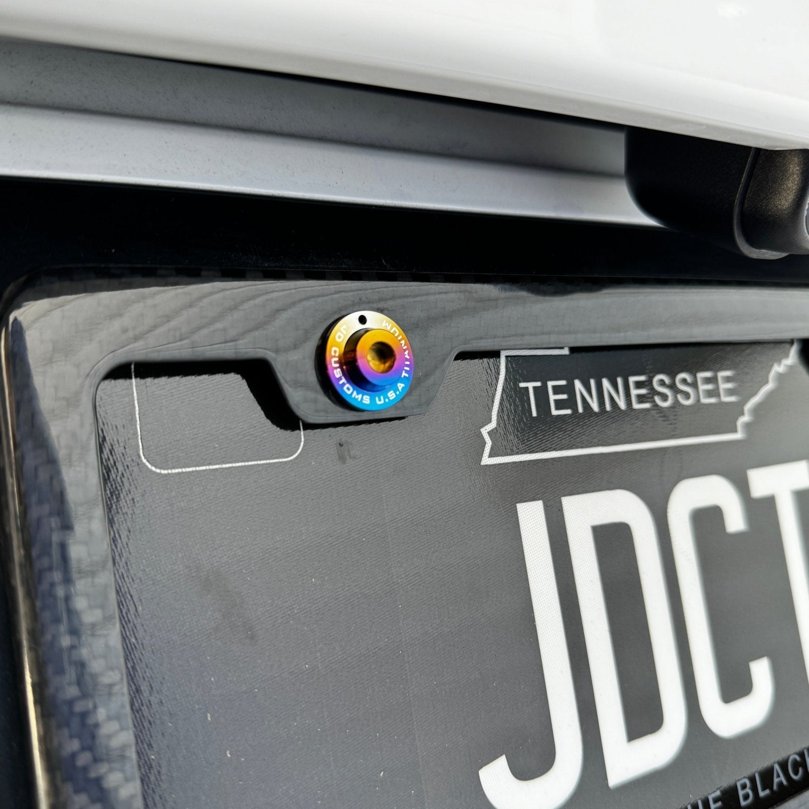 JDC Titanium Locking License Plate Mounting Kit (Universal) - Graveyard Performance