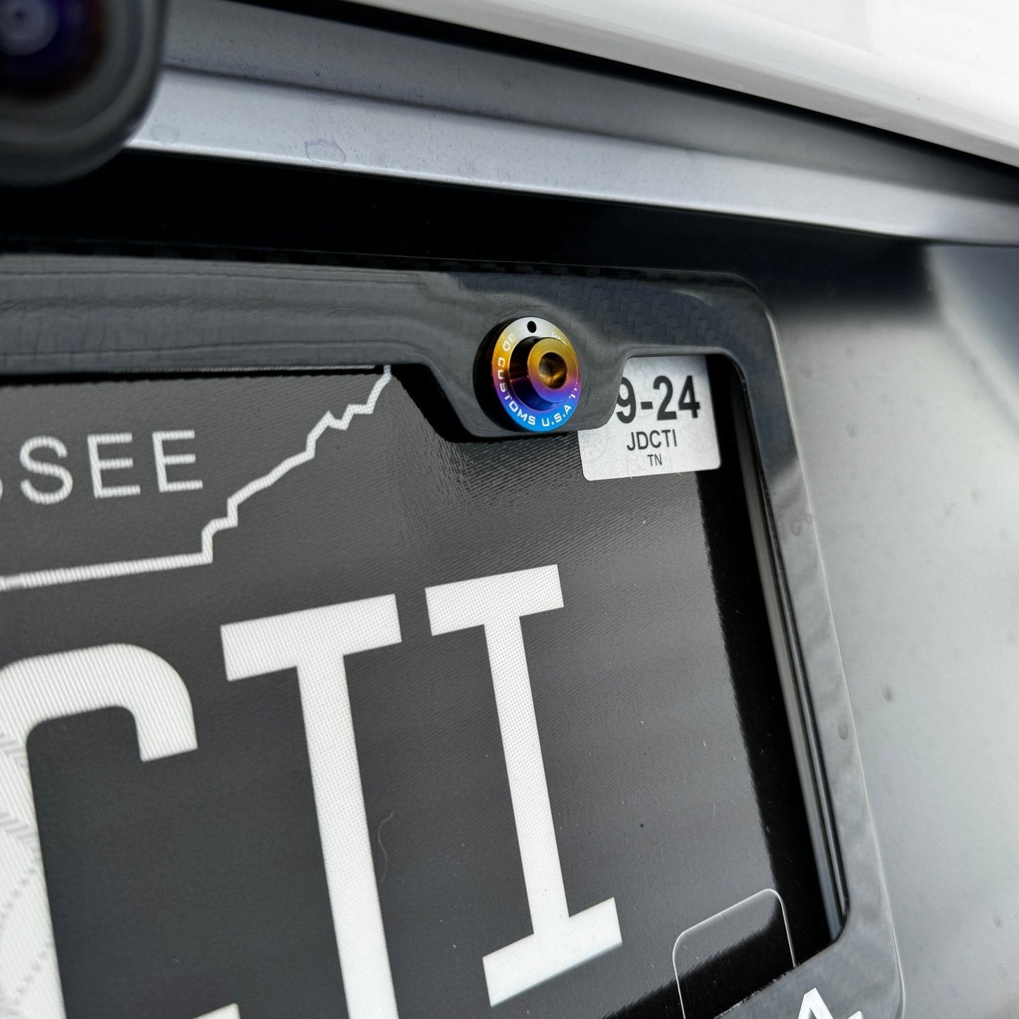 JDC Titanium Locking License Plate Mounting Kit (Universal) - Graveyard Performance