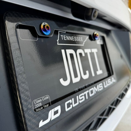 JDC Titanium Locking License Plate Mounting Kit (Universal) - Graveyard Performance