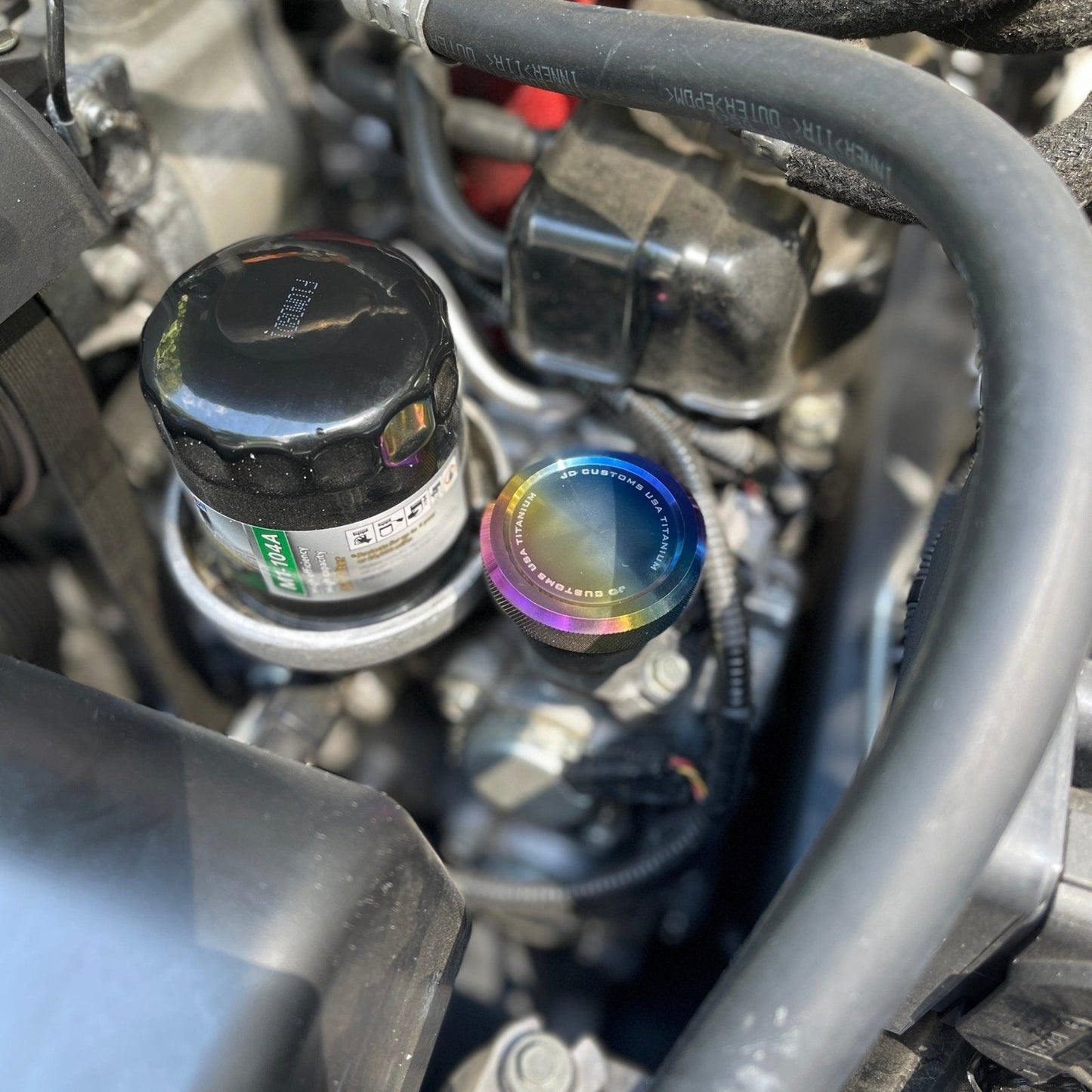 JDC Titanium Master Cap Set (22+ BRZ/FR-S/86) - Graveyard Performance