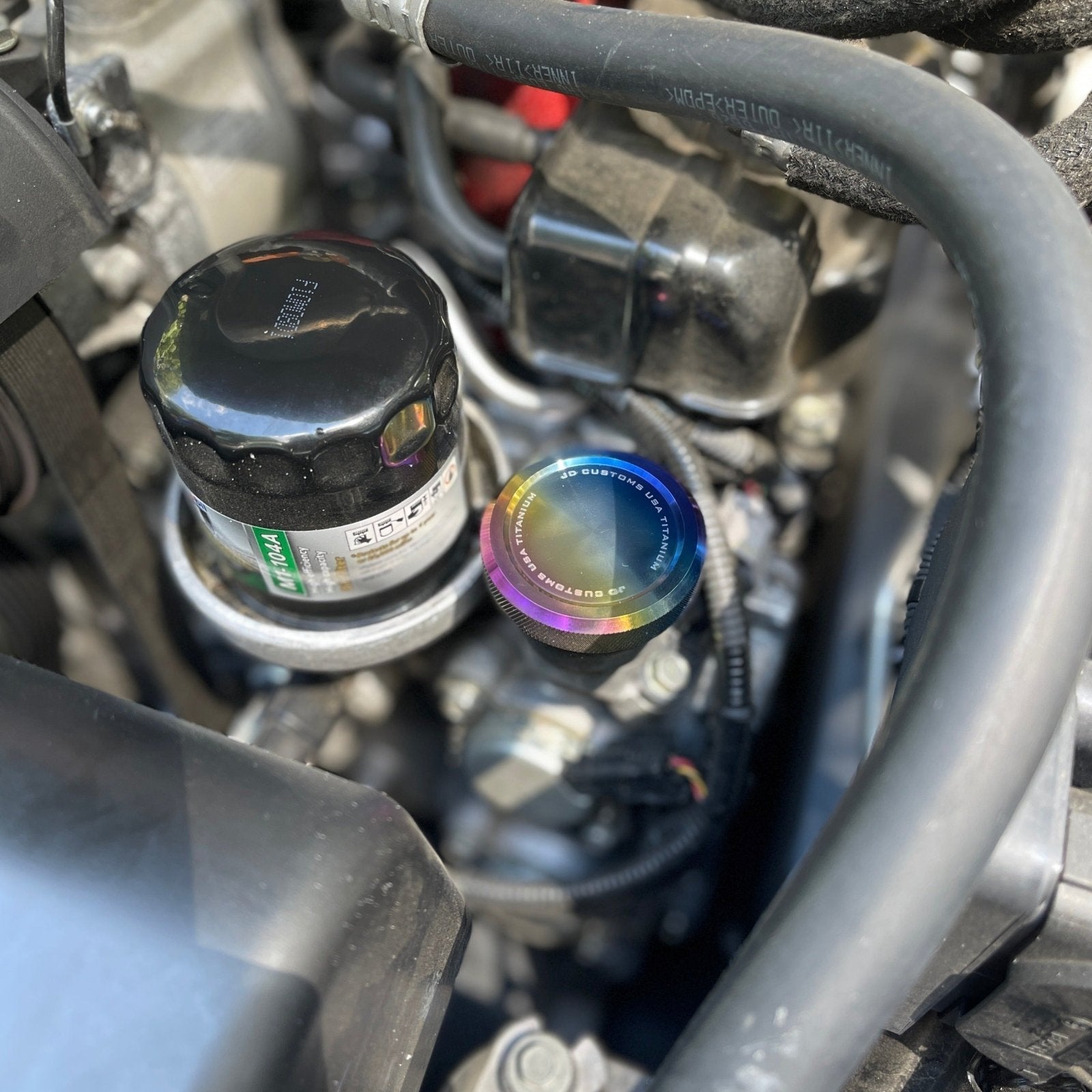 JDC Titanium Master Cap Set (22+ BRZ/FR-S/86) - Graveyard Performance