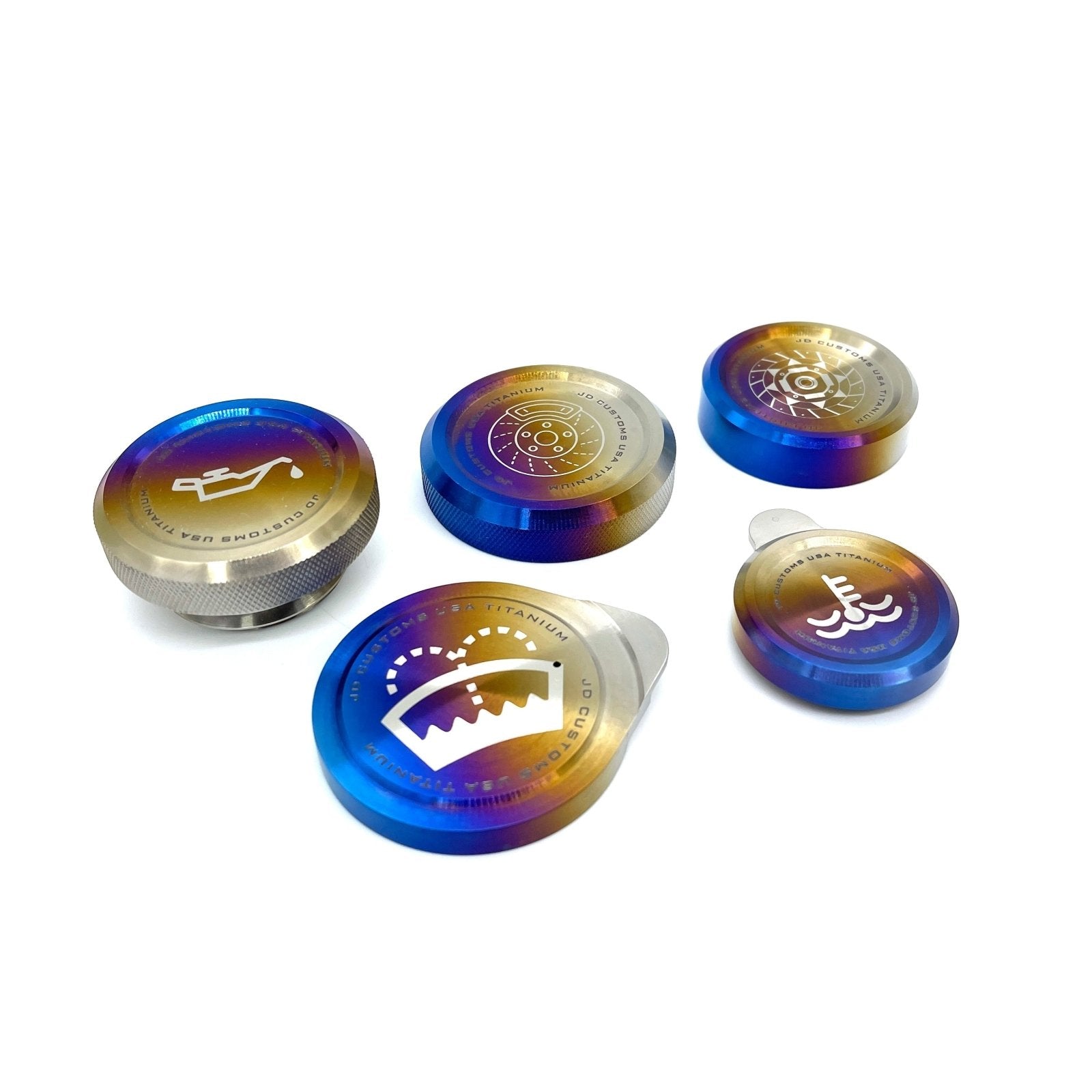 JDC Titanium Master Cap Set (22+ BRZ/FR-S/86) - Graveyard Performance