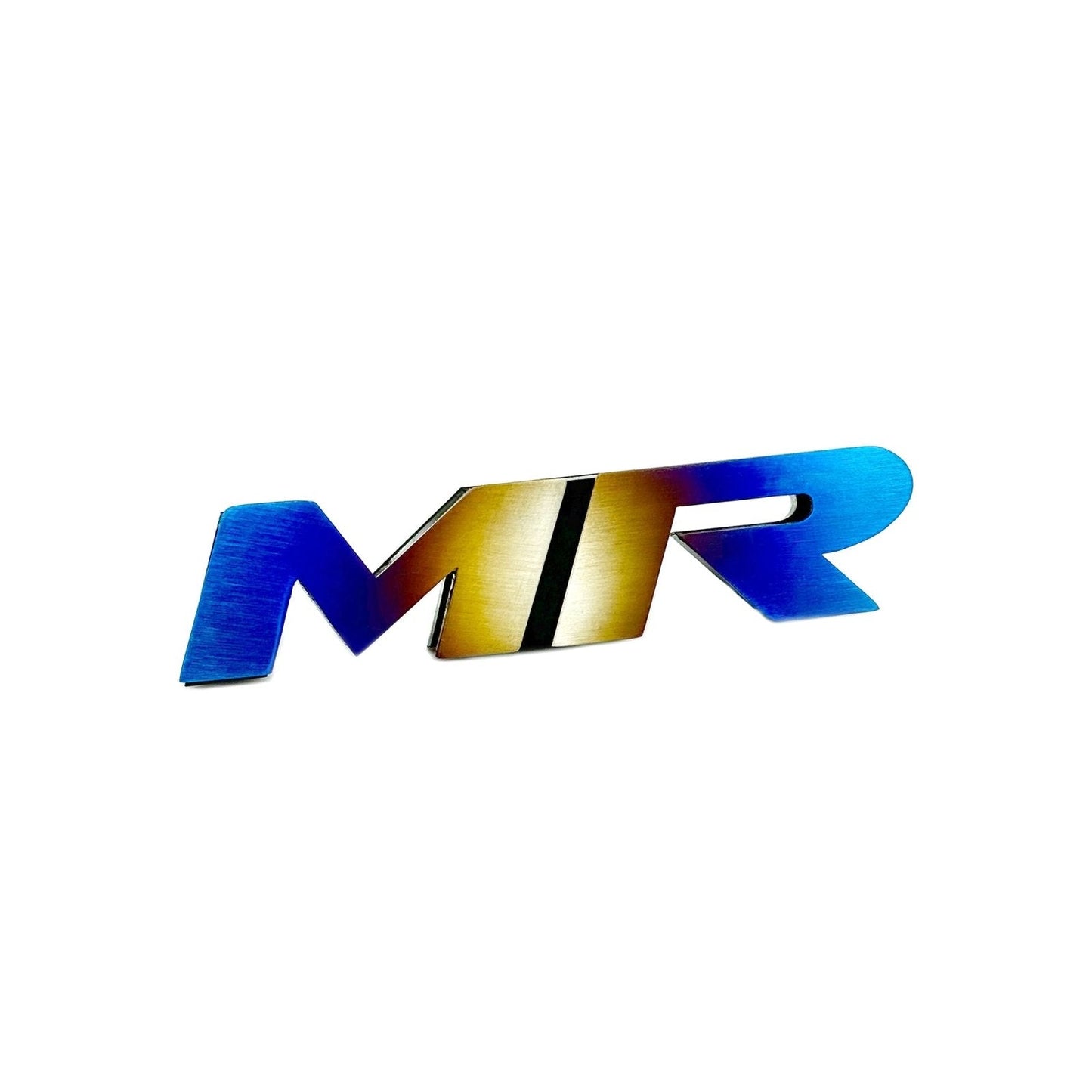 JDC Titanium "MR" Front Grill Badge (Evo 8/9) - Graveyard Performance