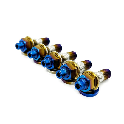 JDC Titanium O2 Housing Stud Kit (Evo 4-X) - Graveyard Performance