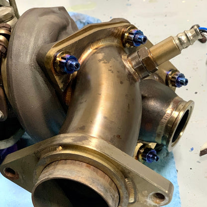 JDC Titanium O2 Housing Stud Kit (Evo 4-X) - Graveyard Performance